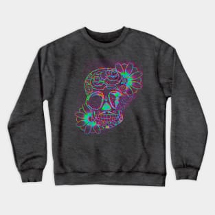 The lover the poet reminiscent on the day of the dead Crewneck Sweatshirt